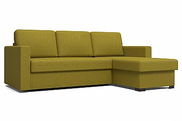 Угловой диван-кровать Джессика желтый