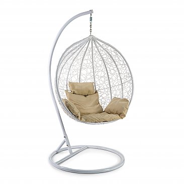 Кресло подвесное (mod. SC-001) с подушкой Белый