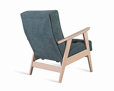 Кресло РЕТРО (Беленый дуб/RS 29 бирюзовый)