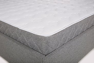 Кровать мягкая Мия 1600/Серый