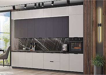 Кухня Вельвет №1 Керамик/Графит
