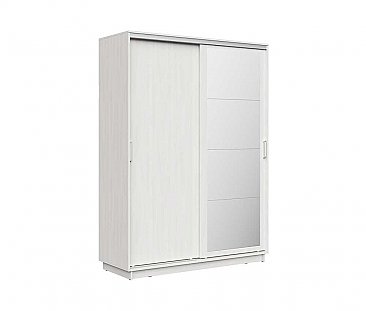 Шкаф-купе Симпл 2-х дверный с зеркалом Ясень Анкор светлый