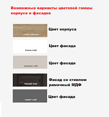 Детская модульная мебель Мегаполис №5