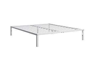 Кровать металлическая Luna 160/Белый