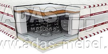 Матрас Неоспринг ультра-кокос 3D - в разрезе