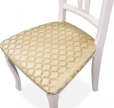 Стул из массива Тиволи (белый лак)