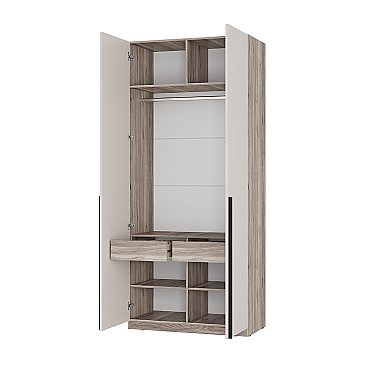 Шкаф 2-х створчатый с ящиками Урбан Кашемир