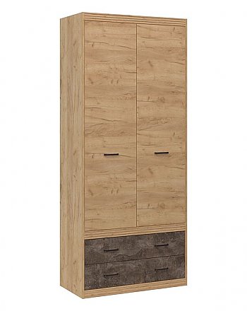Шкаф 2-х створчатый комбинированный с ящиками Ральф