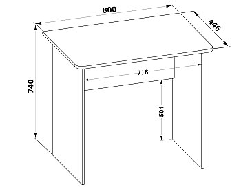 Письменный стол СПМ-08