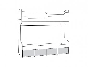 Схема Кровать Джуниор 01.71