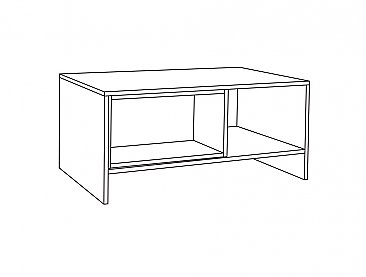 Схема стол журнальный Бэль 03.235