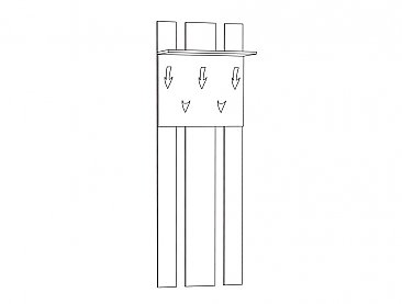 Схема вешалка Линда 03.292