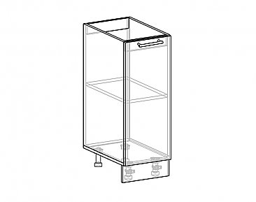 Рабочий стол РС-30 для кухни Гурман 7 схема
