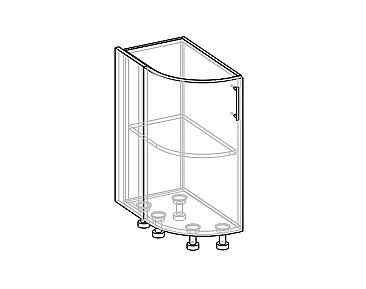 Рабочий стол РСГ-32 для кухни Корсика схема