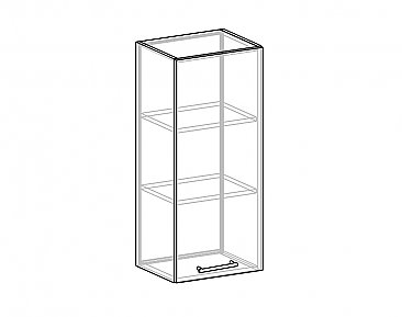 Шкаф-антресоль ША-40 (920) для кухни Гурман 7 схема