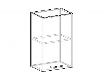 Шкаф-антресоль ША-45 для кухни Гурман 7 схема