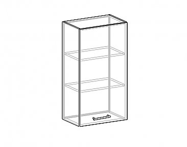 Шкаф-антресоль ША-50 (920) для кухни Гурман 7 схема