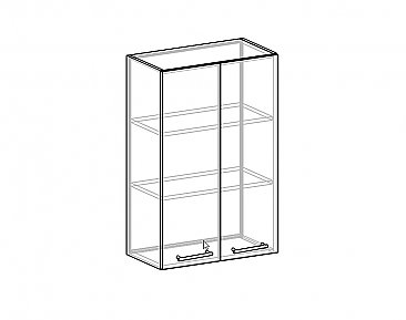 Шкаф-антресоль ША-60-2Д (920) для кухни Гурман 7 схема