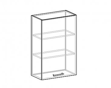 Шкаф-антресоль ША-60 (920) для кухни Гурман 7 схема