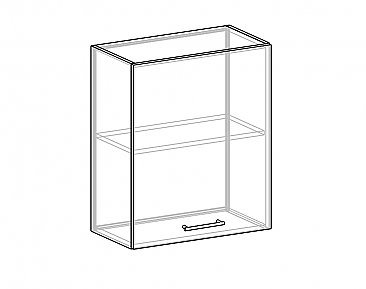 Шкаф-антресоль ША-60 для кухни Гурман 7 схема