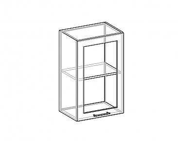 Шкаф-антресоль ШАС-45 для кухни Корсика схема