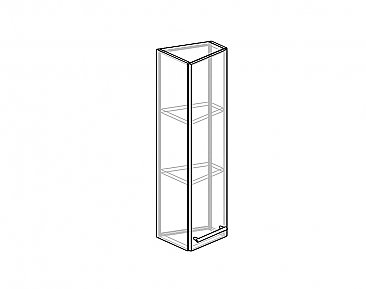 Шкаф-антресоль завершающий ШАЗ-30 (920) для кухни Шанталь 2 схема