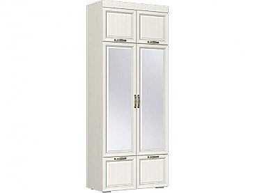 Шкаф 2-х створчатый комбинированный с зеркалом (440) Меценат