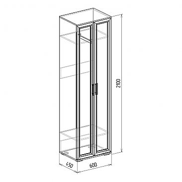 Шкаф Корвет Платяной 450 №18
