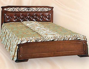 Кровать Кристина-7 в цвете Орех