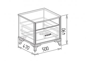 Тумба №9 Версаль схема
