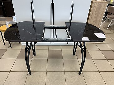 Стол обеденный с фотопечатью Паук - раскладка