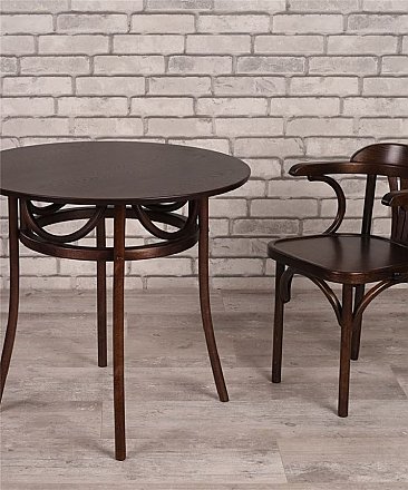 Стол деревянный Вальс  Темный тон