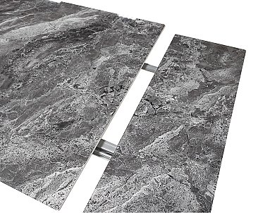 Стол раскладной со стеклом Лиссабон - механизм торцевого подъема.