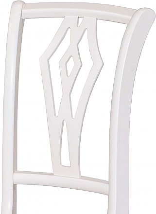 Стул из массива Тиволи (белый лак)