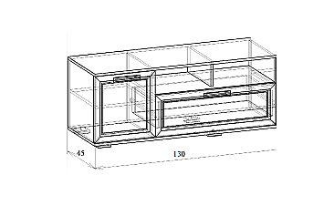 Гостиная Корвет Люкс №7 Шимо светлый