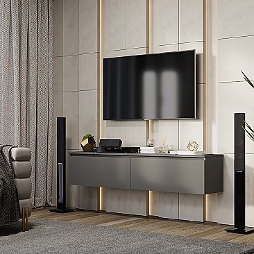 ТВ тумба Симпл Графит