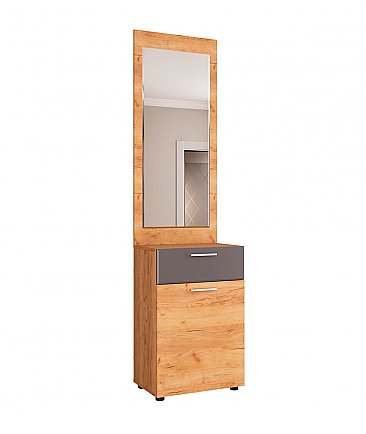 Тумба с  зеркалом - Прихожая Сафари комплект №1
