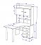 Компьютерный стол СР-133 схема