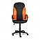 Кресло компьютерное Twister - чёрно-оранжевый