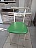 Стул Капри (СИ 51)  Бежевый \ Зеленый - на экспозиции в выставочном зале.