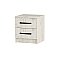 Тумба прикроватная Фиеста (комплект 2 шт.) Крафт белый