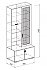 Шкаф комби Нежность №9: схема