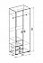 Шкаф 2-х створчатый №4 Космос - схема