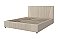 Кровать мягкая с подъемным механизмом Нельсон Геометрия Карамель/160