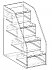 лестница приставная с ящиками для хранения  -Схема
