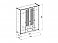 Шкаф 4-дверный № 3 Лидия схема