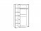 Схема шкаф для одежды Бьянка 1782.02