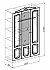 Шкаф 3-х створчатый Корона