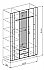 Шкаф 3-х створчатый Палермо. Схема.