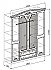 Шкаф 4-х створчатый Лира. Схема.